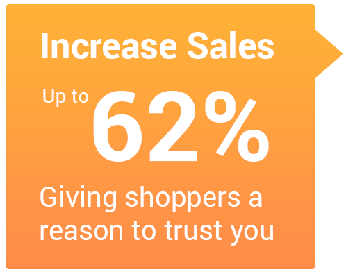 increase sales up to 62% using a trust badge
